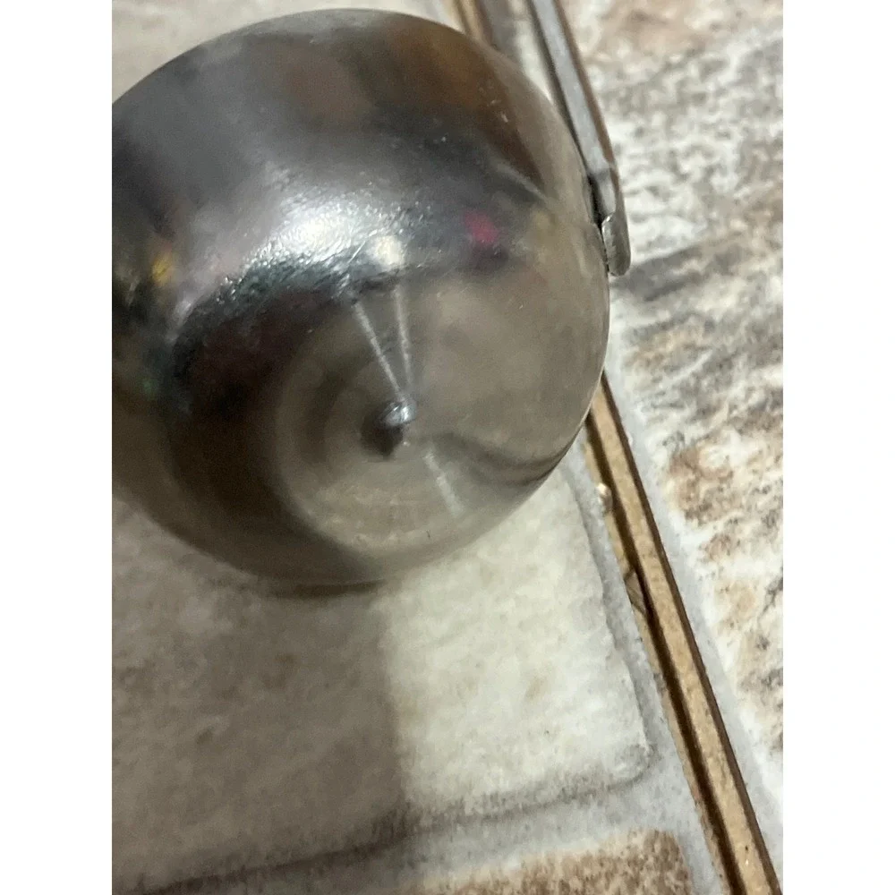 Vintage Stainless Steel Small Sauce Ladle Long Handle Hanging Loop 9.5 Inch